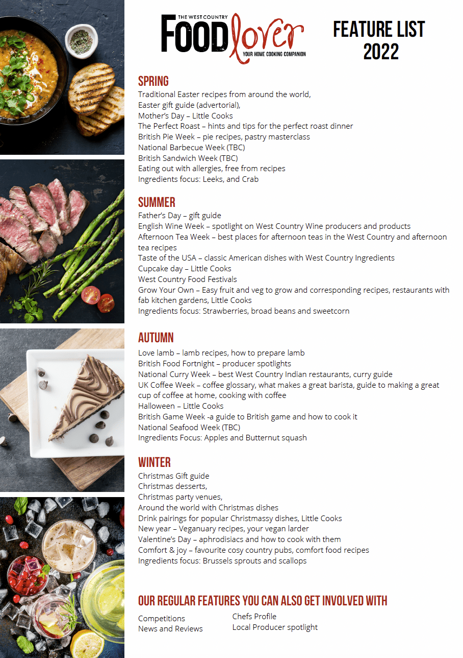 Food and Drink Marketing FOODLOVER magazine